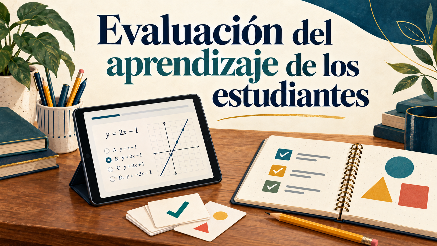 Evaluación del aprendizaje de los estudiantes: ilustración representativa del taller